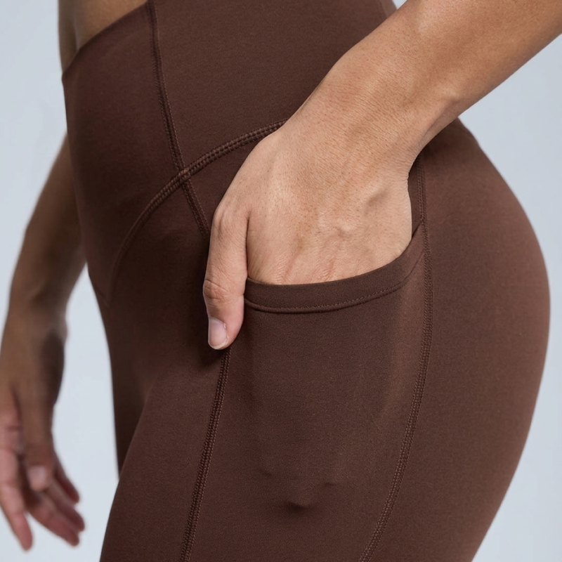 Brown Leggings w/ pockets